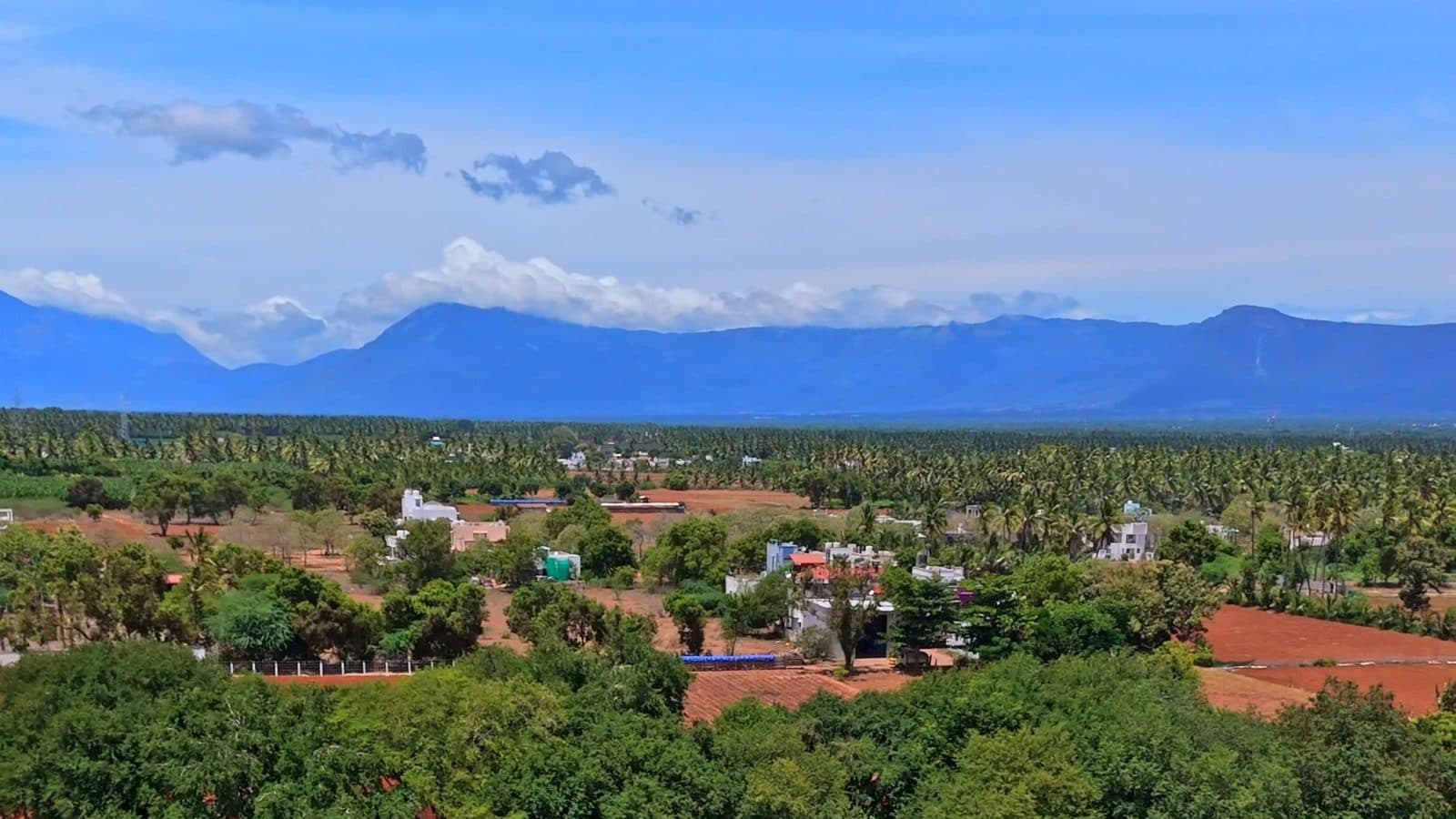A plotted layout near the Western Ghats in Coimbatore, filmed by Gmore